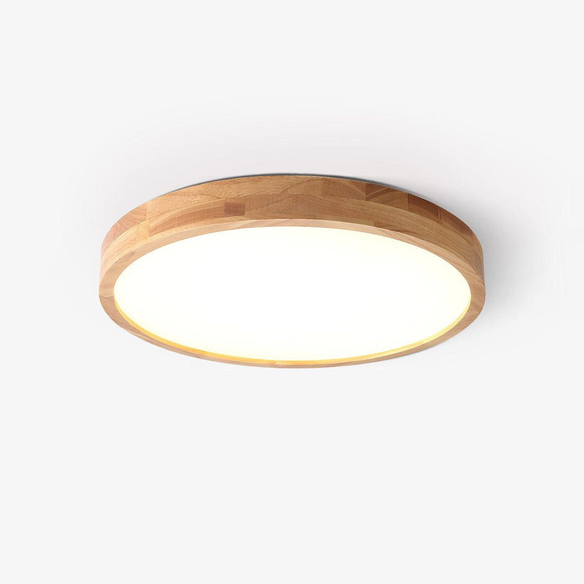 Edenford Wooden Geometric Flush Mount Ceiling Light