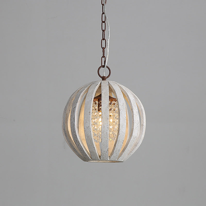 Sylaette Wooden Globe Pendant Lamp