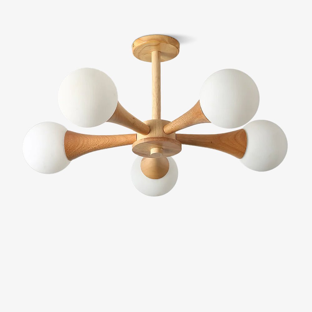 Briarshire Wooden Nera Chandelier