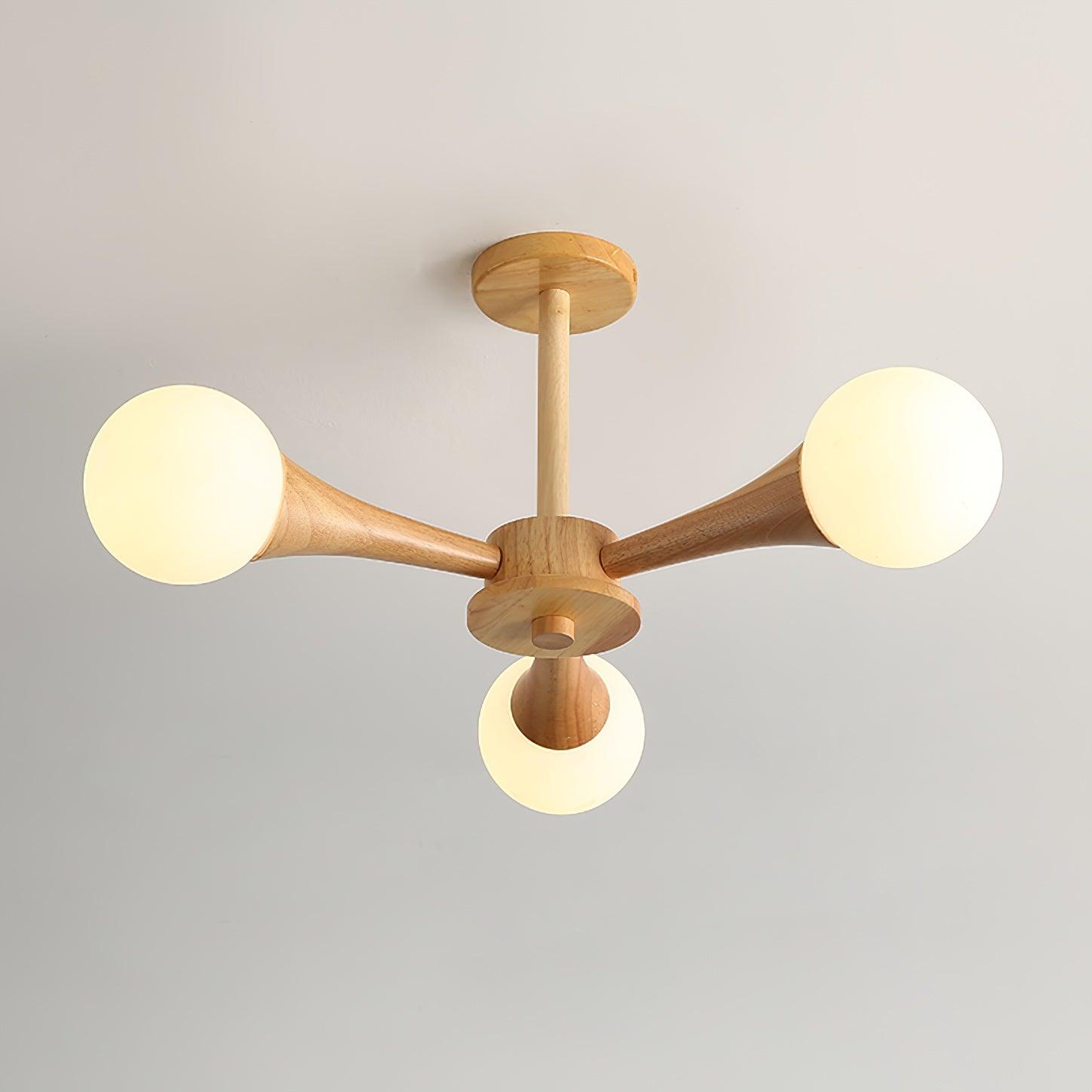 Briarshire Wooden Nera Chandelier