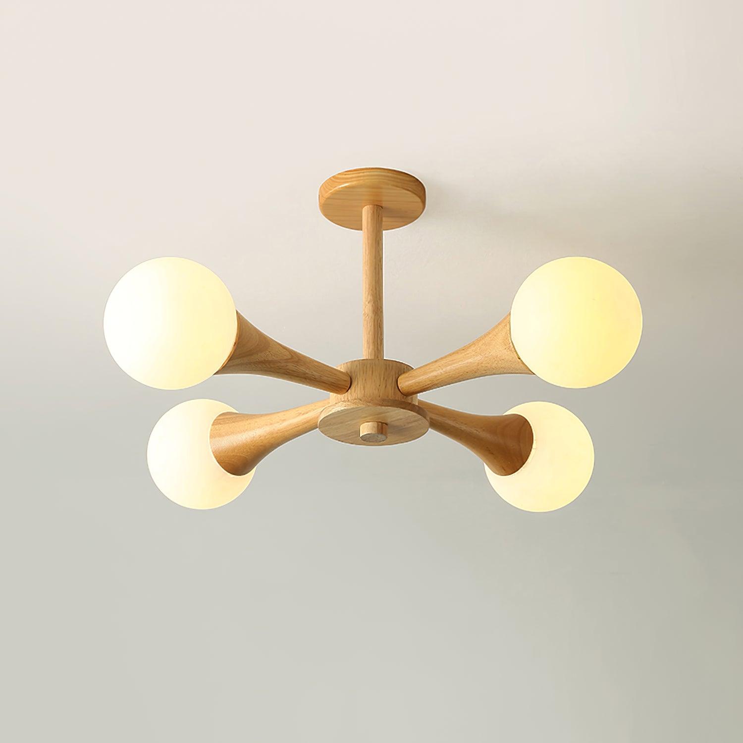 Briarshire Wooden Nera Chandelier