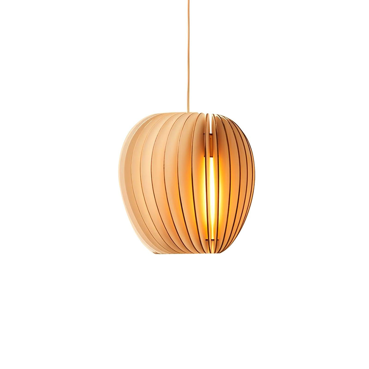 Jior Elegance Unique Orb Wooden Pendant Lamp
