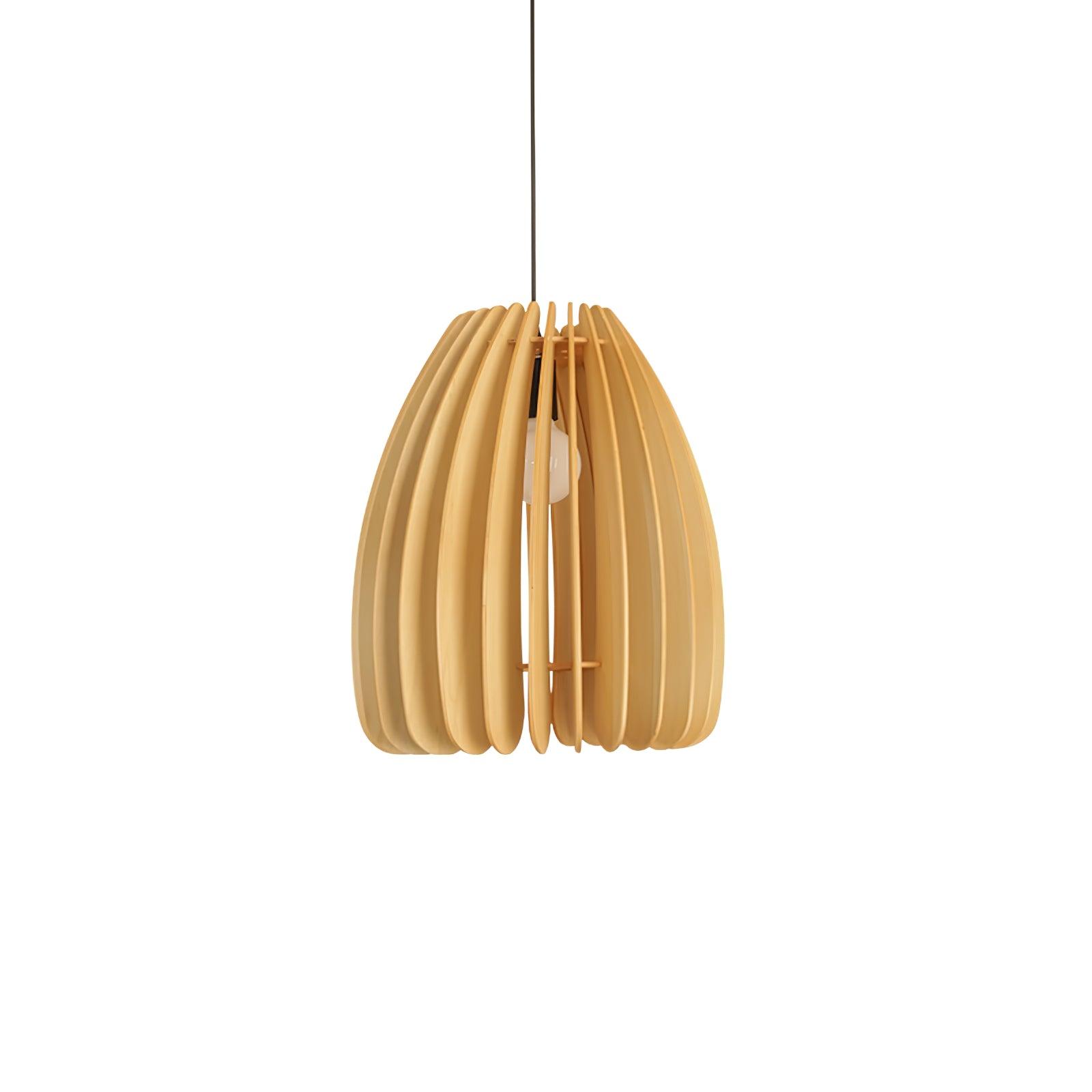 Jior Elegance Unique Orb Wooden Pendant Lamp