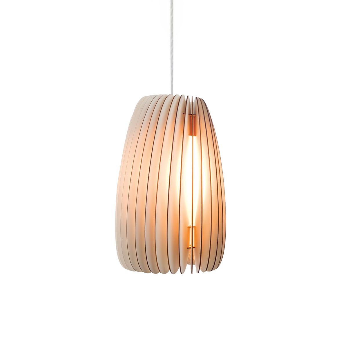 Jior Elegance Unique Orb Wooden Pendant Lamp