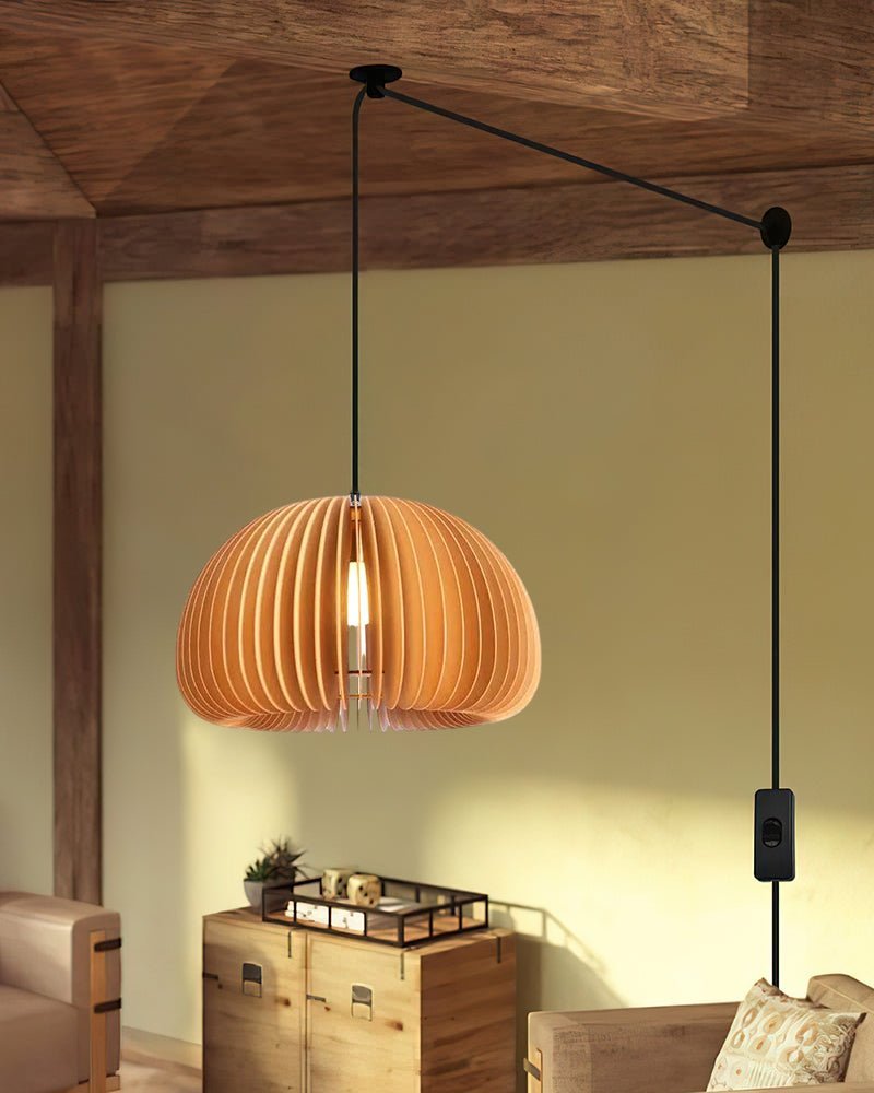 Enoris Wood Retro Pendant Lights