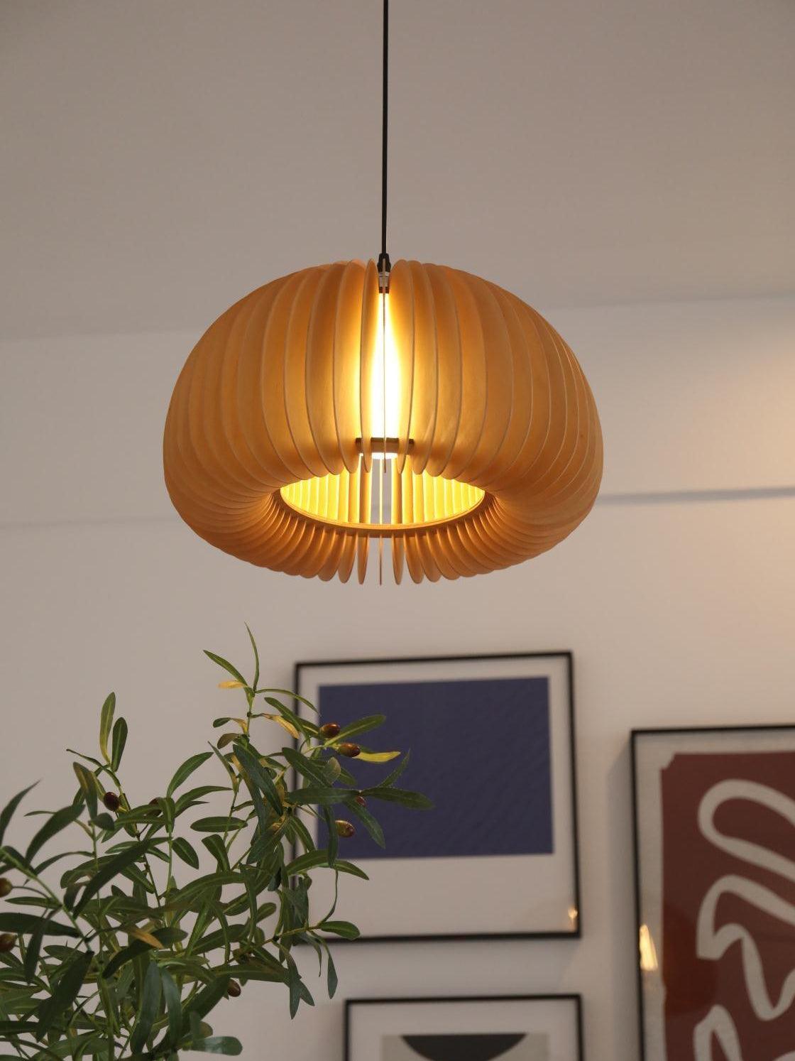 Enoris Wood Retro Pendant Lights
