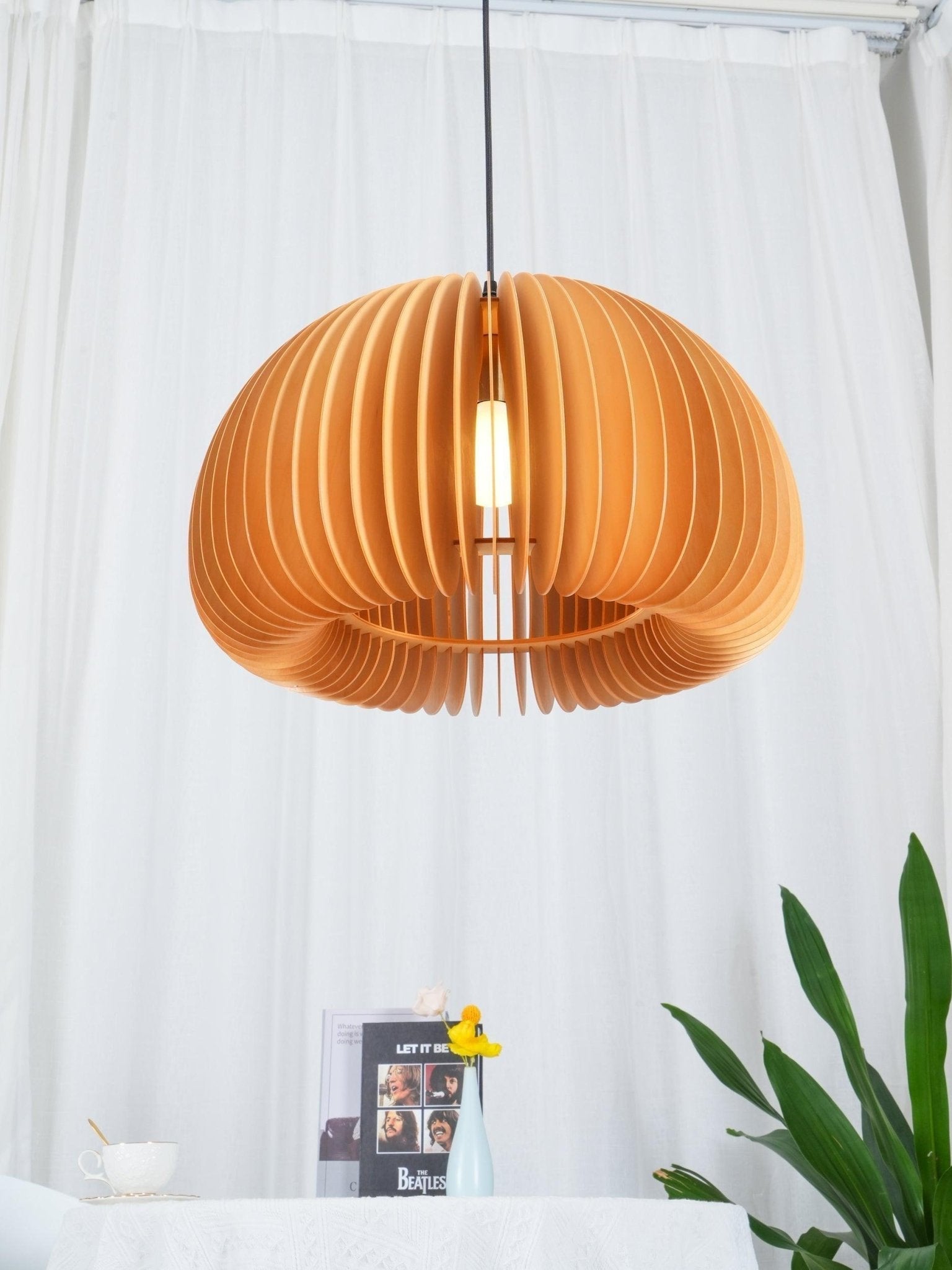 Enoris Wood Retro Pendant Lights