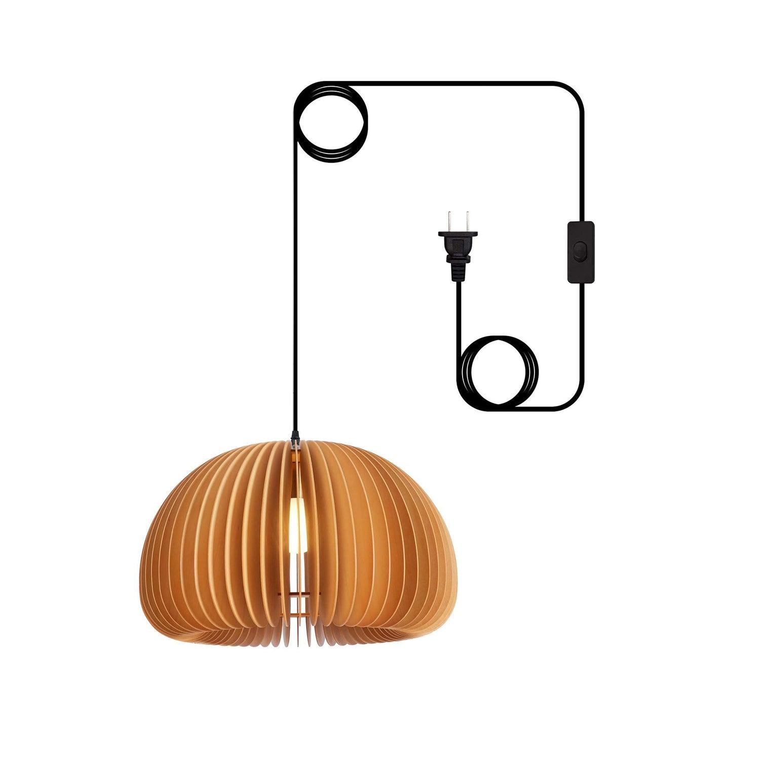 Enoris Wood Retro Pendant Lights