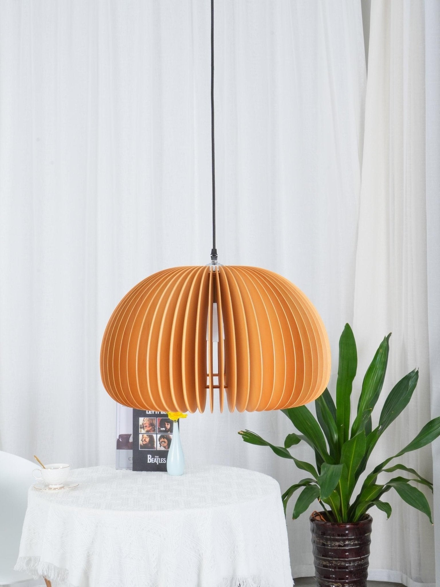 Enoris Wood Retro Pendant Lights