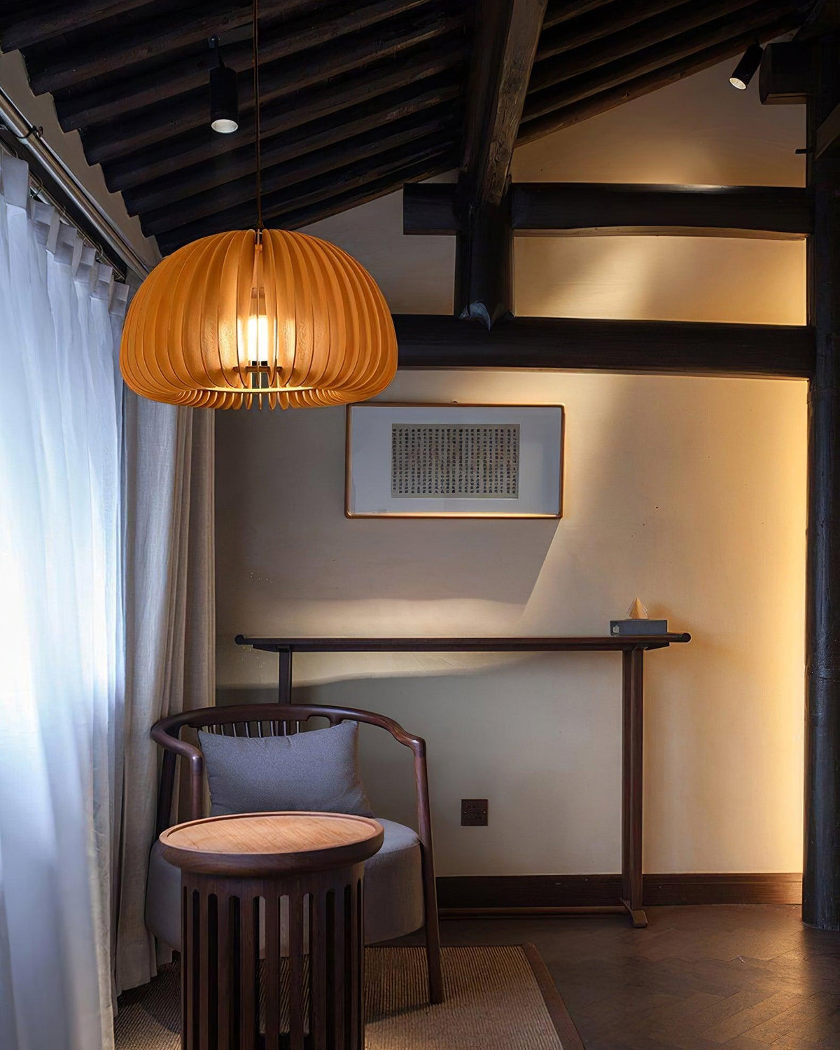 Enoris Wood Retro Pendant Lights