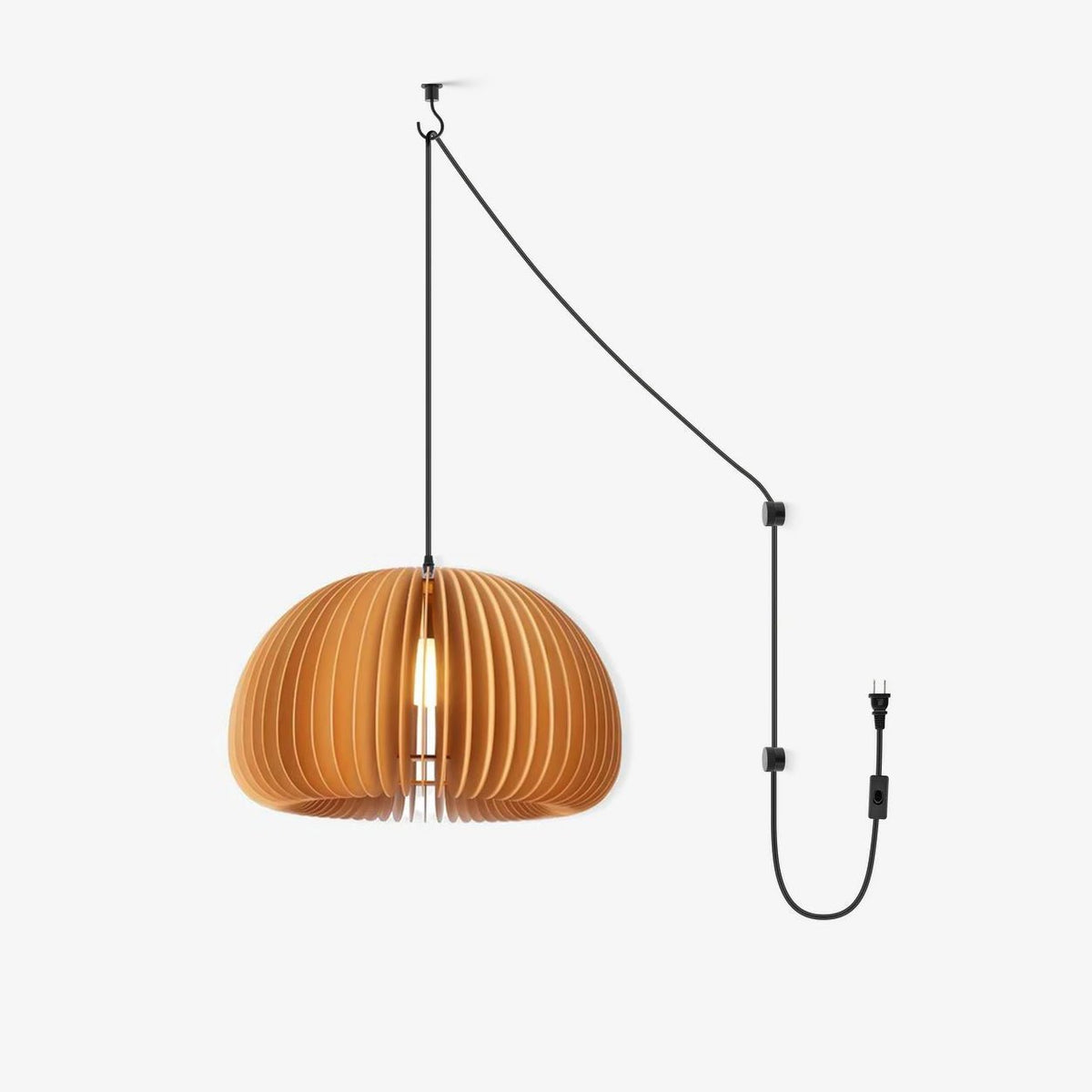 Enoris Wood Retro Pendant Lights