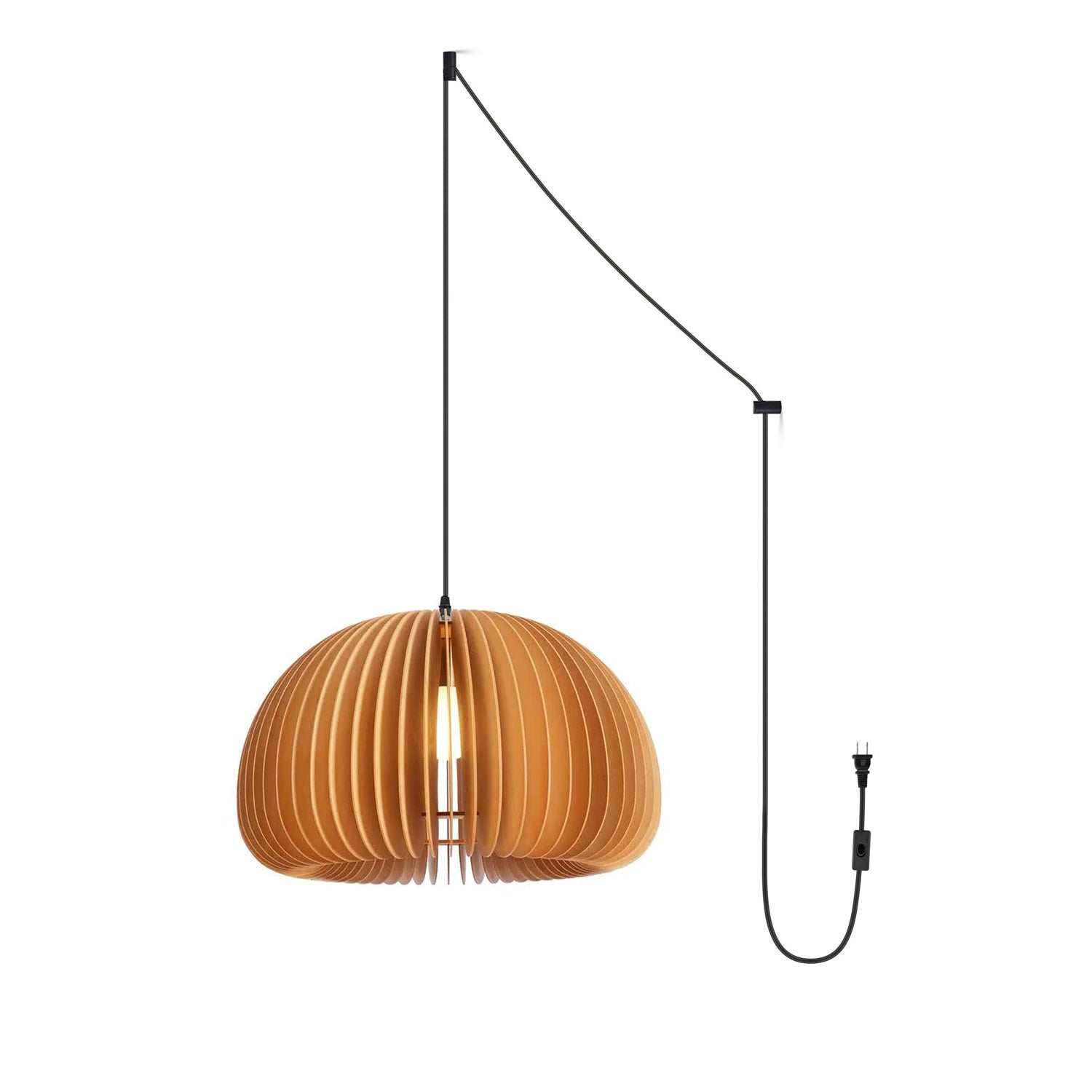 Enoris Wood Retro Pendant Lights