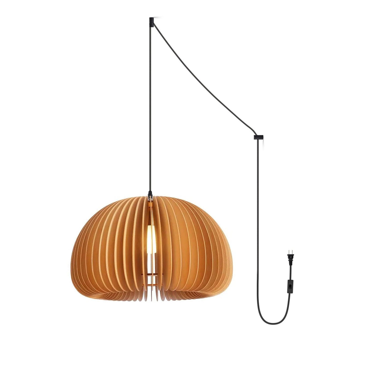 Enoris Wood Retro Pendant Lights
