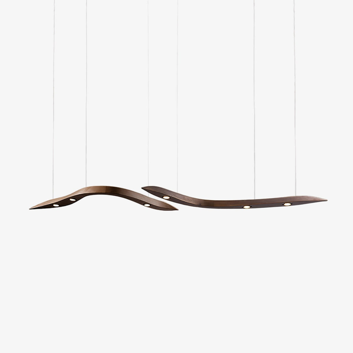Queral Flow Minimalist Wood Pendant Lamp