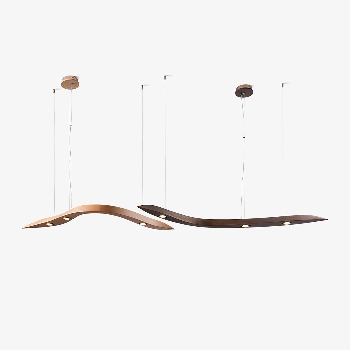 Queral Flow Minimalist Wood Pendant Lamp