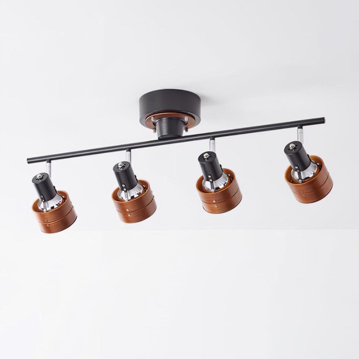 Elsorila Elegance Adjustable Spot Wooden Ceiling Lamp
