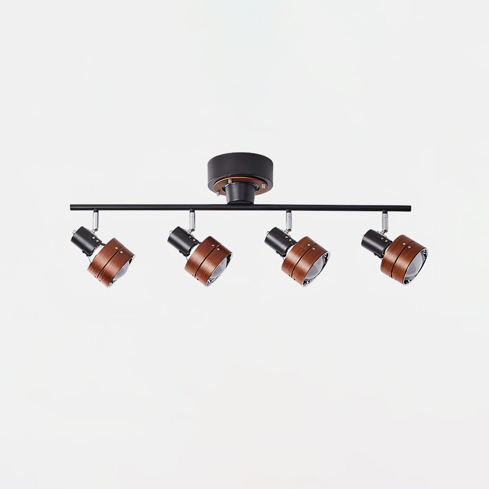 Elsorila Elegance Adjustable Spot Wooden Ceiling Lamp