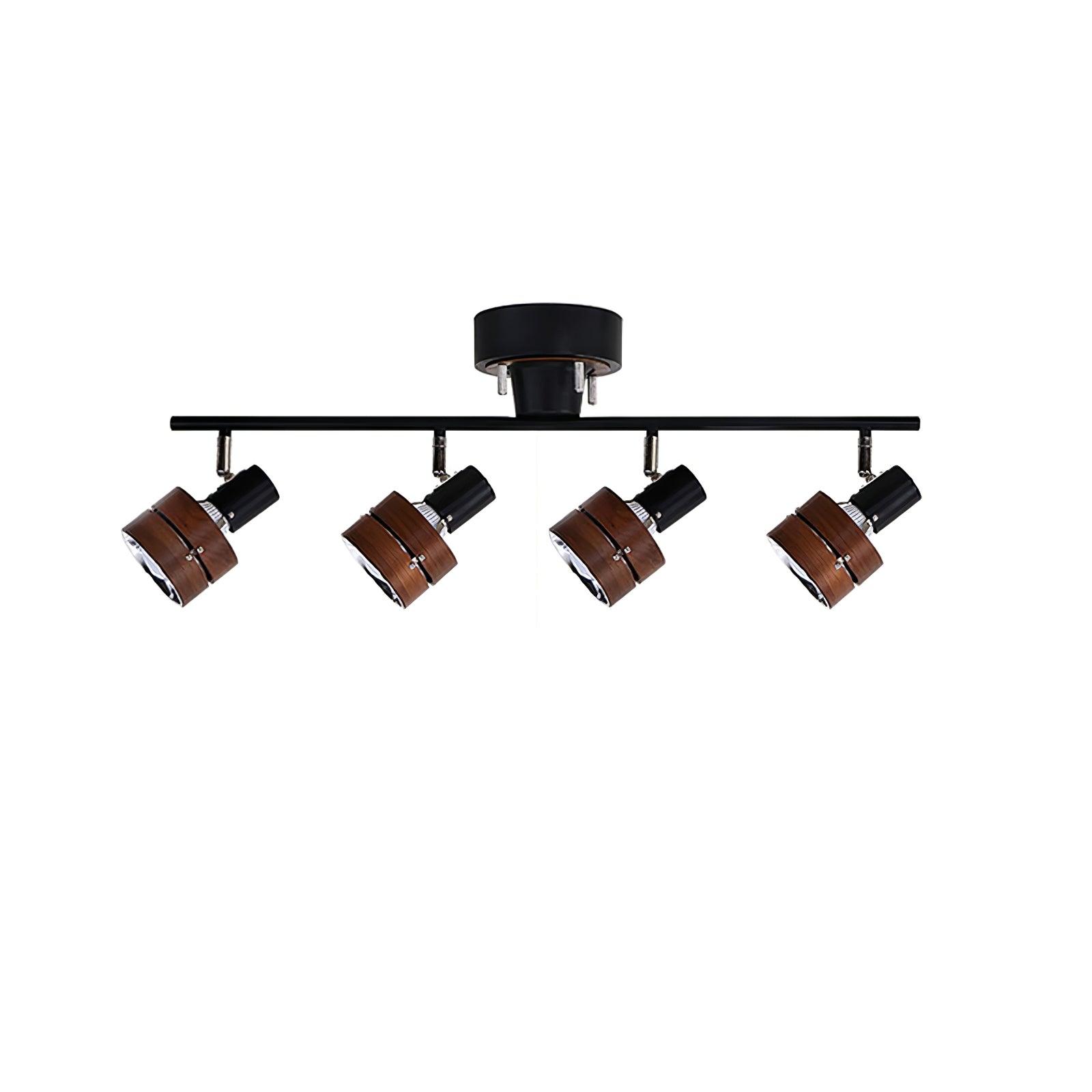 Elsorila Elegance Adjustable Spot Wooden Ceiling Lamp