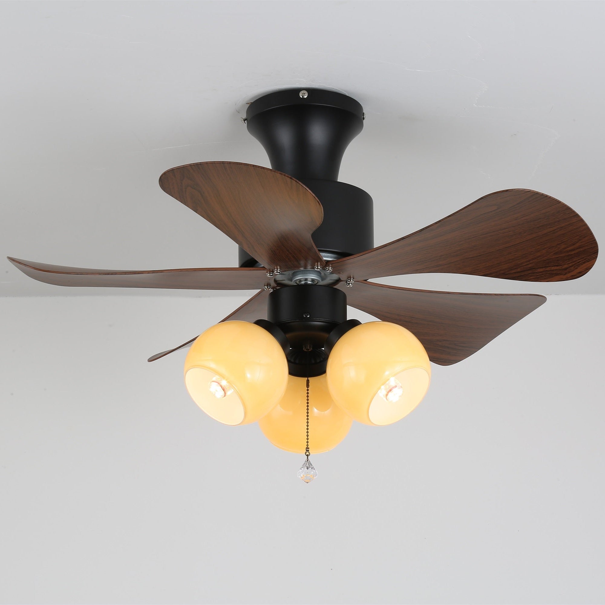 Rinania Vintage Wood Ceiling Fan Light