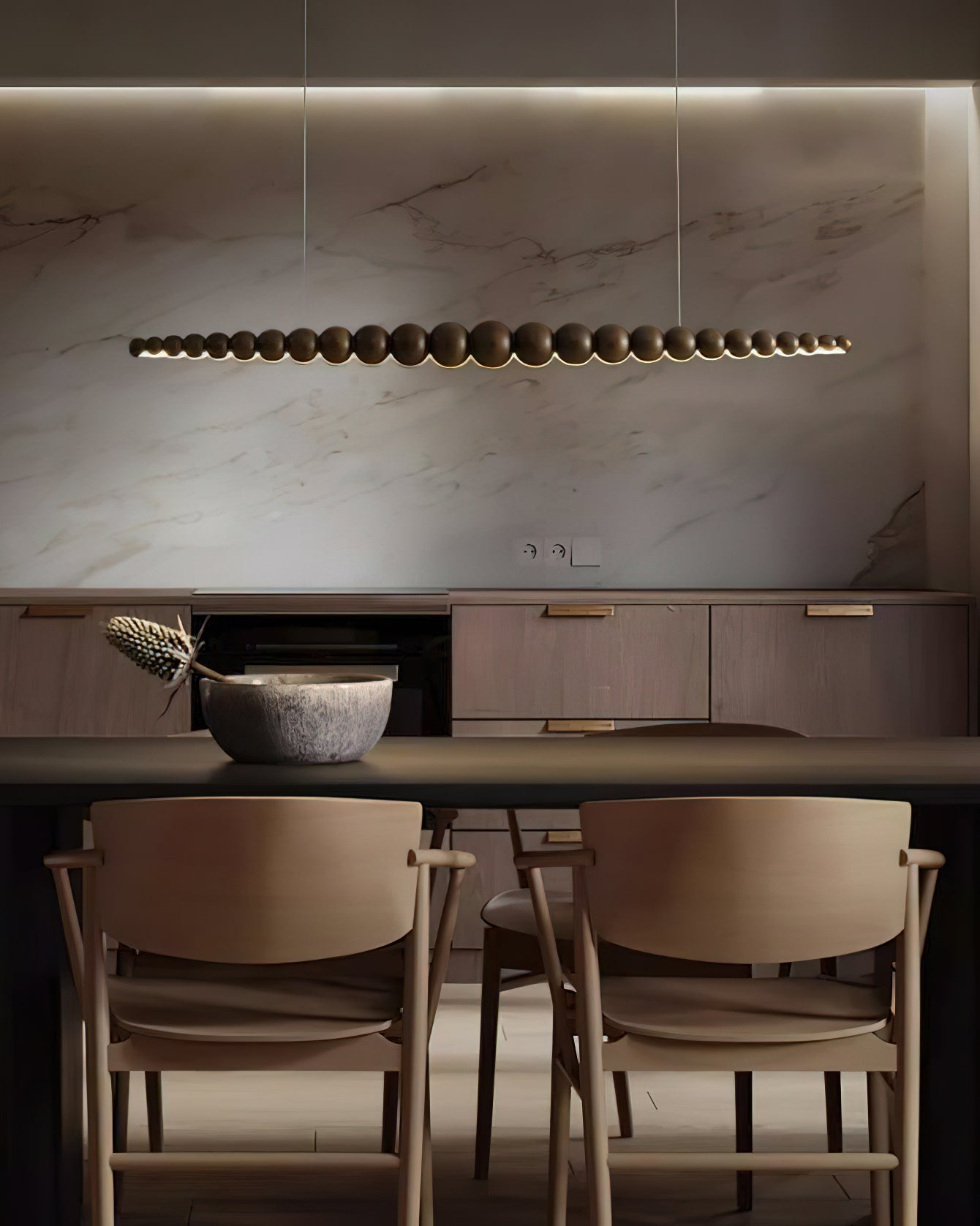 Orlanre Wood Minimalistic Pendant Light