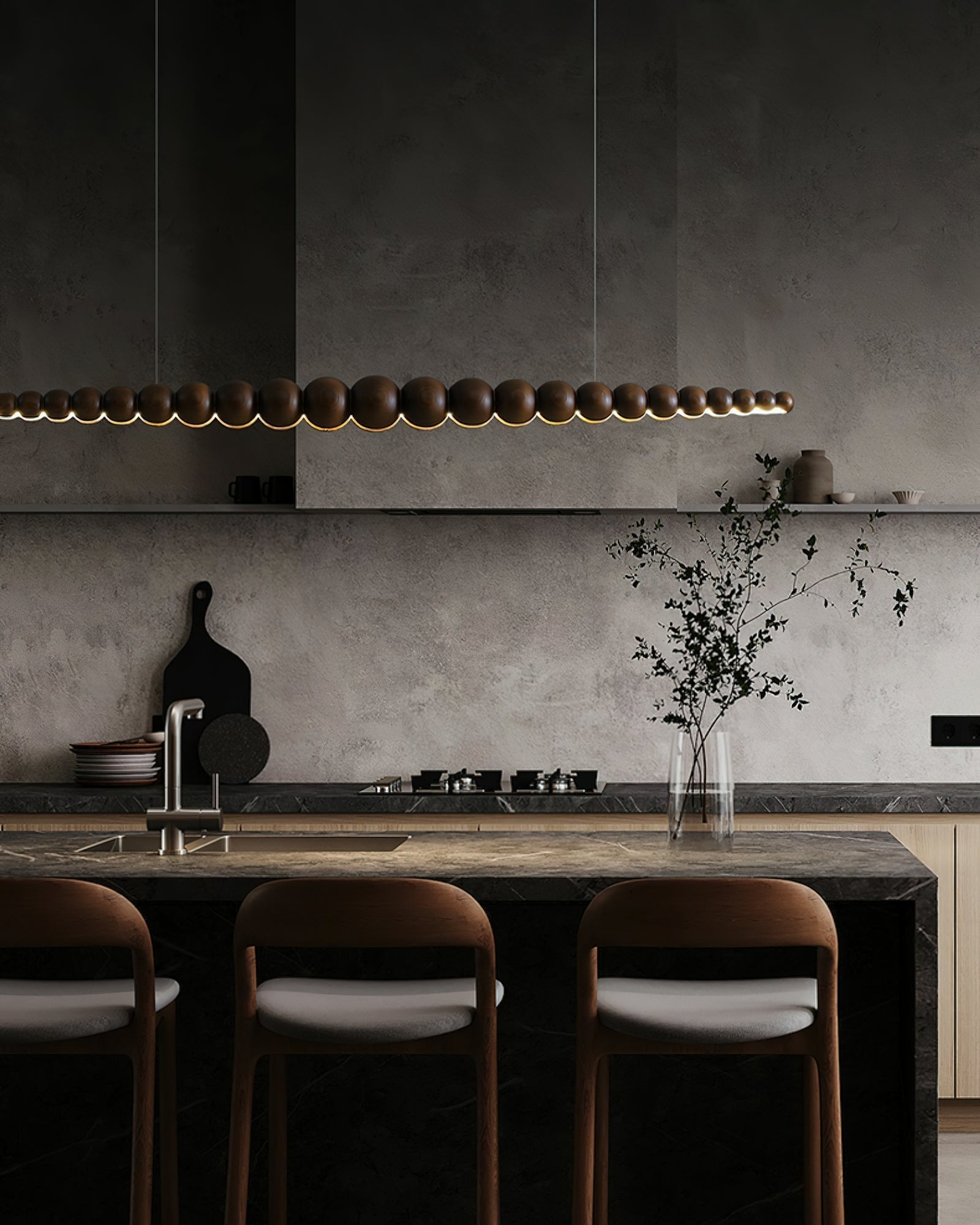 Orlanre Wood Minimalistic Pendant Light