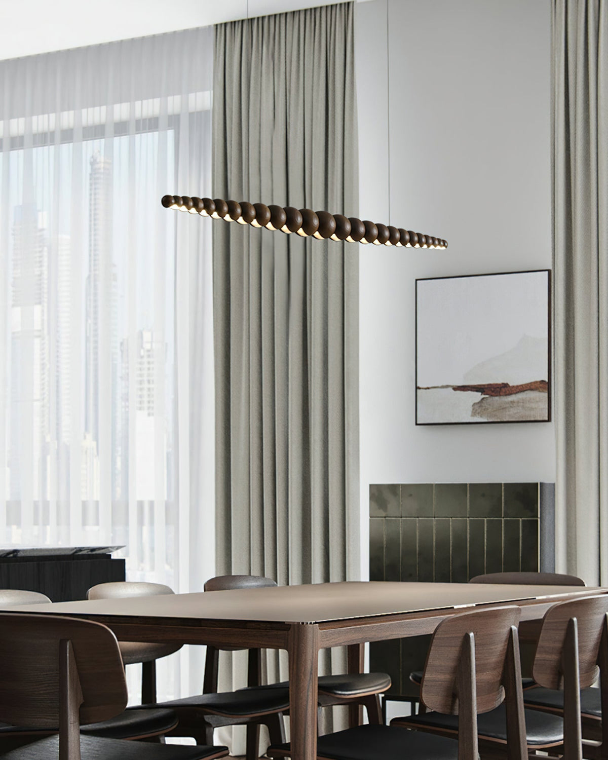 Orlanre Wood Minimalistic Pendant Light
