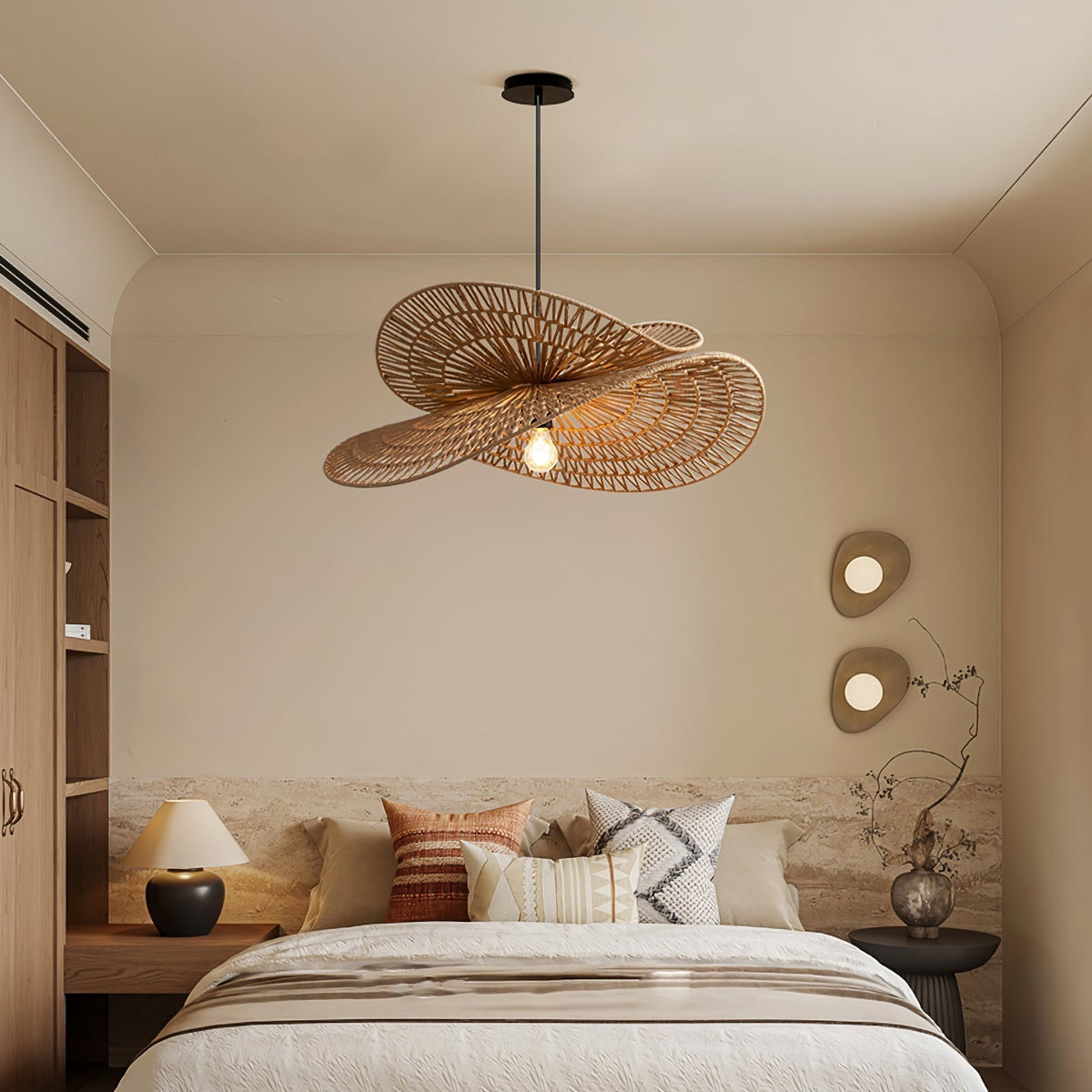 Canaielle Hemp Rope Traditional Pendant Light