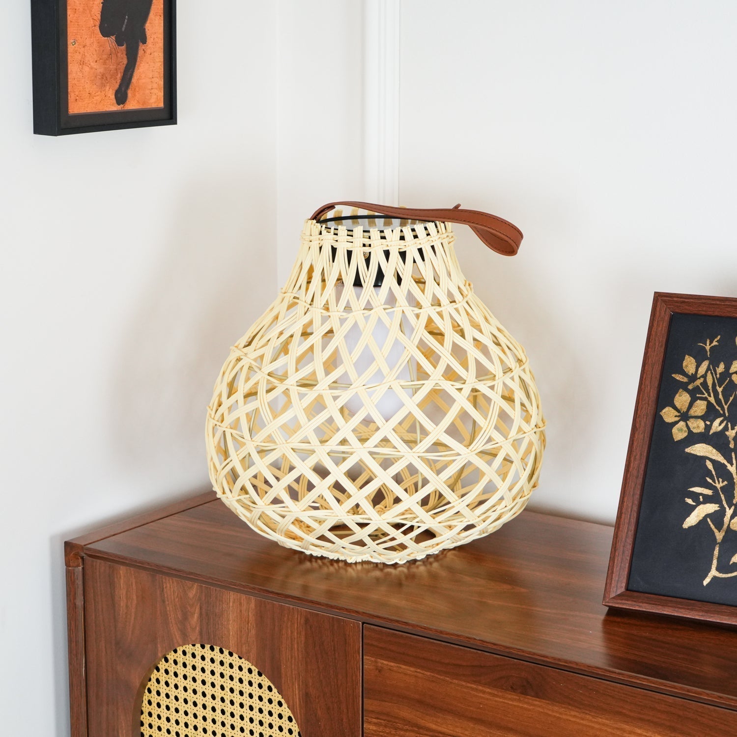 Isenor Woven Sphere Lantern Outdoor Lamp