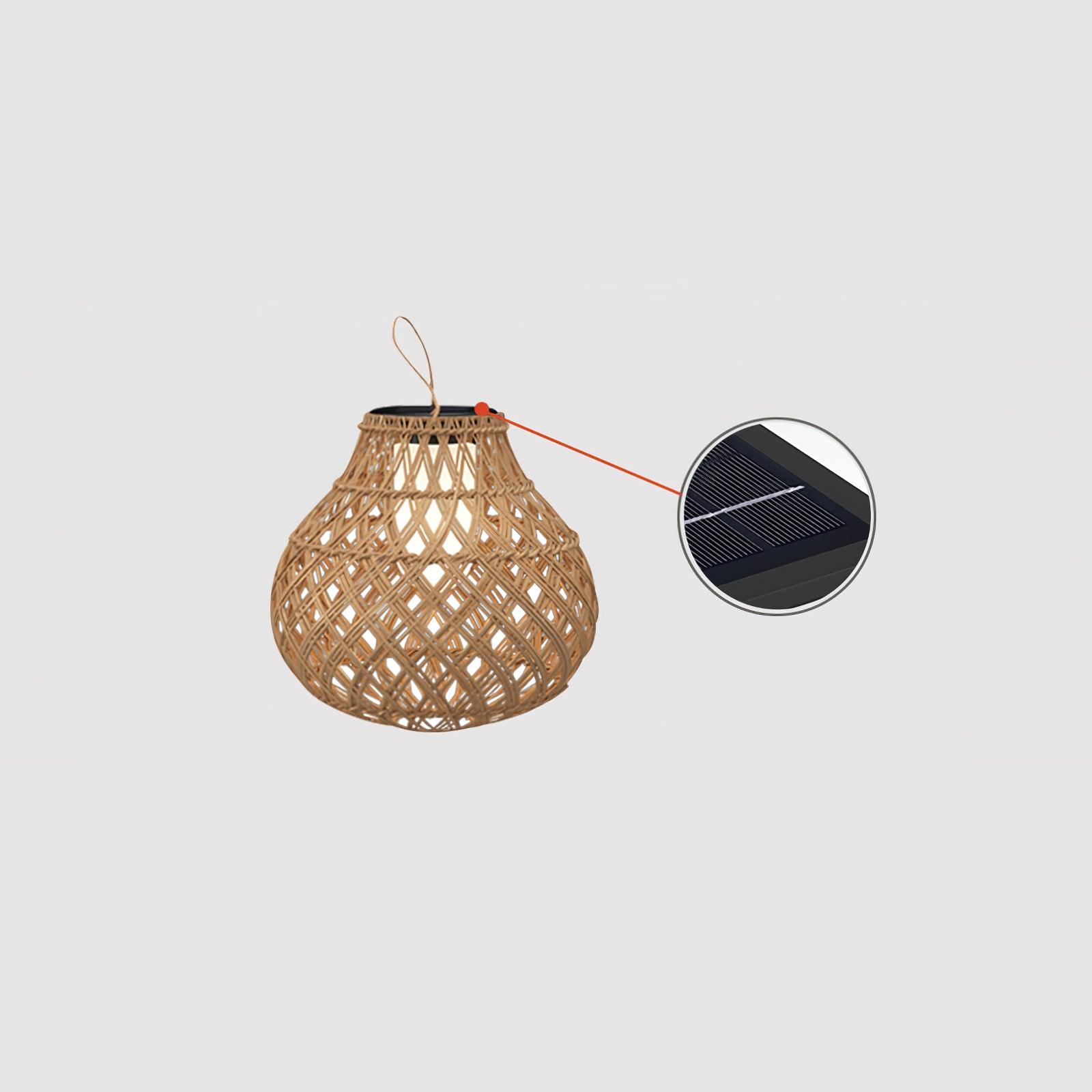 Isenor Woven Sphere Lantern Outdoor Lamp