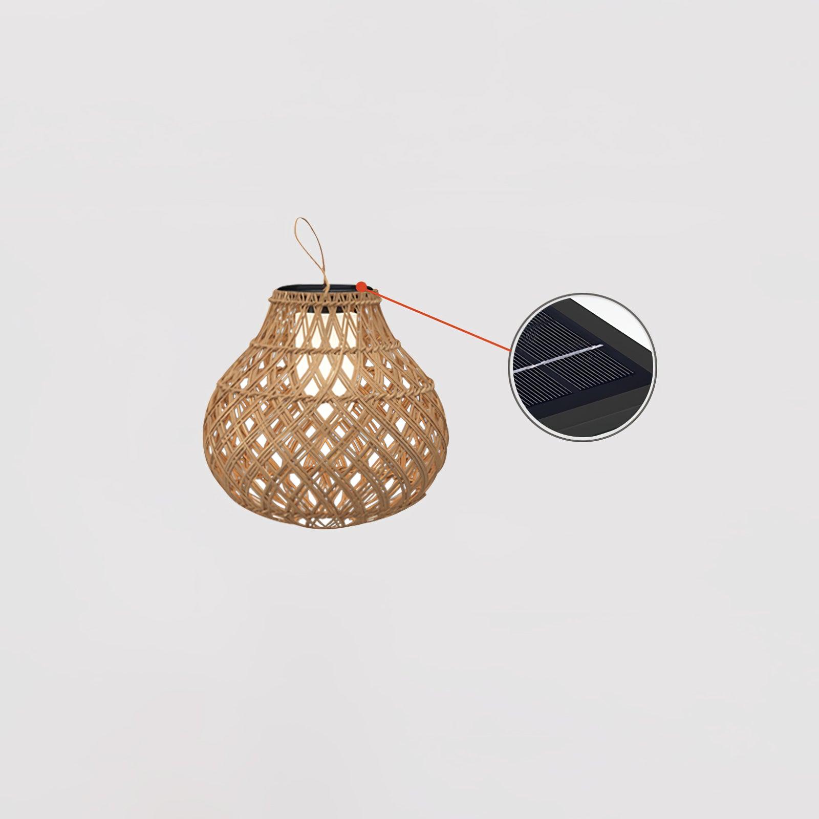 Isenor Woven Sphere Lantern Outdoor Lamp