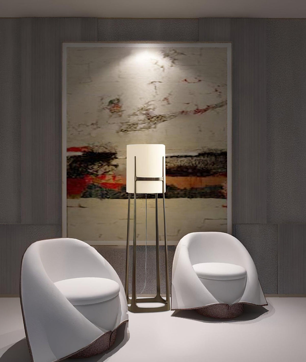 Mirinelle Classic Fabric Floor Lamp