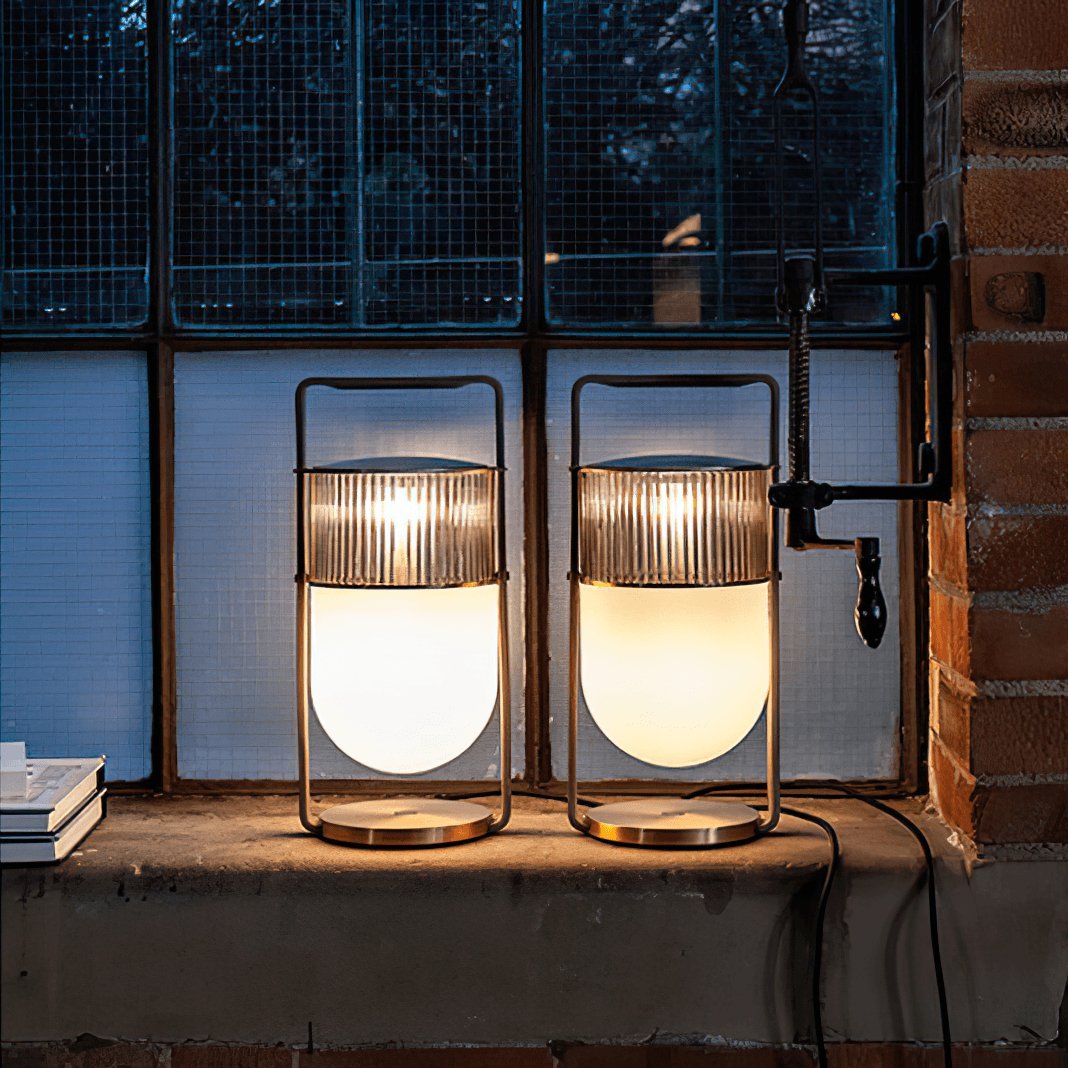 Kiorven Glass Artistic Table Lamp