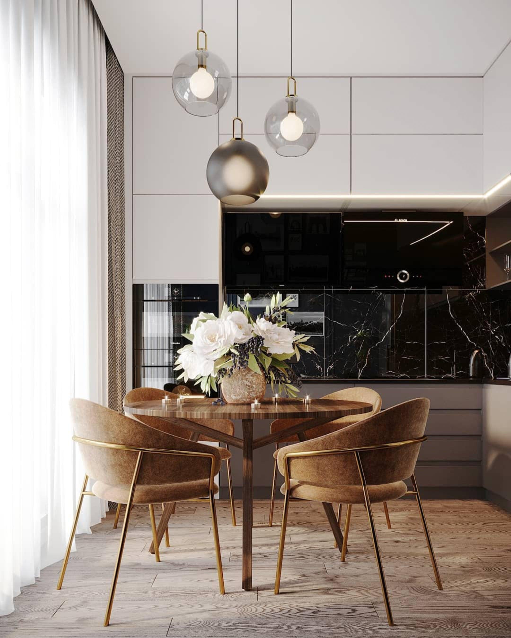 Sevelo Pendant Lamp Frosted Glass Swag Adjustable