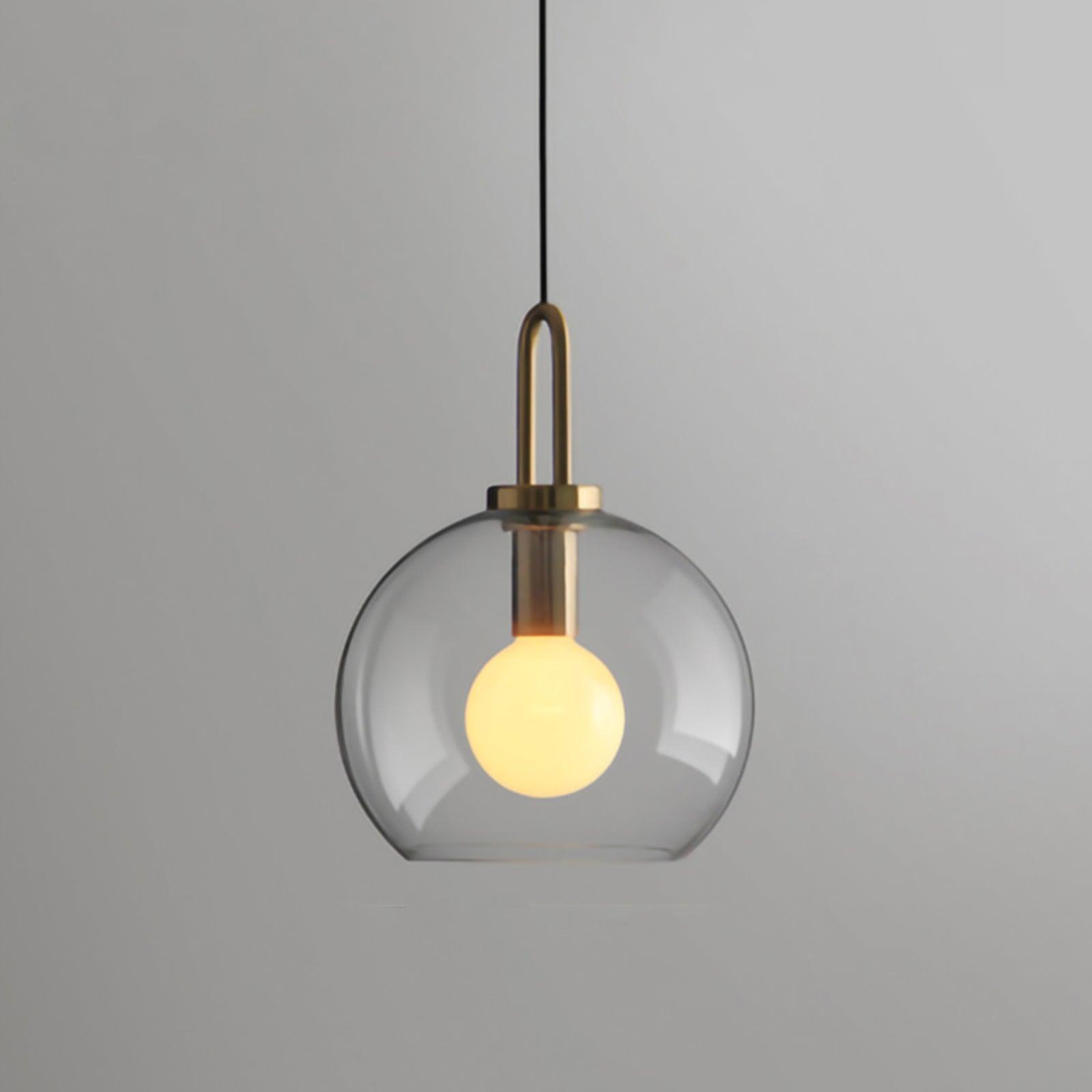 Sevelo Pendant Lamp Frosted Glass Swag Adjustable