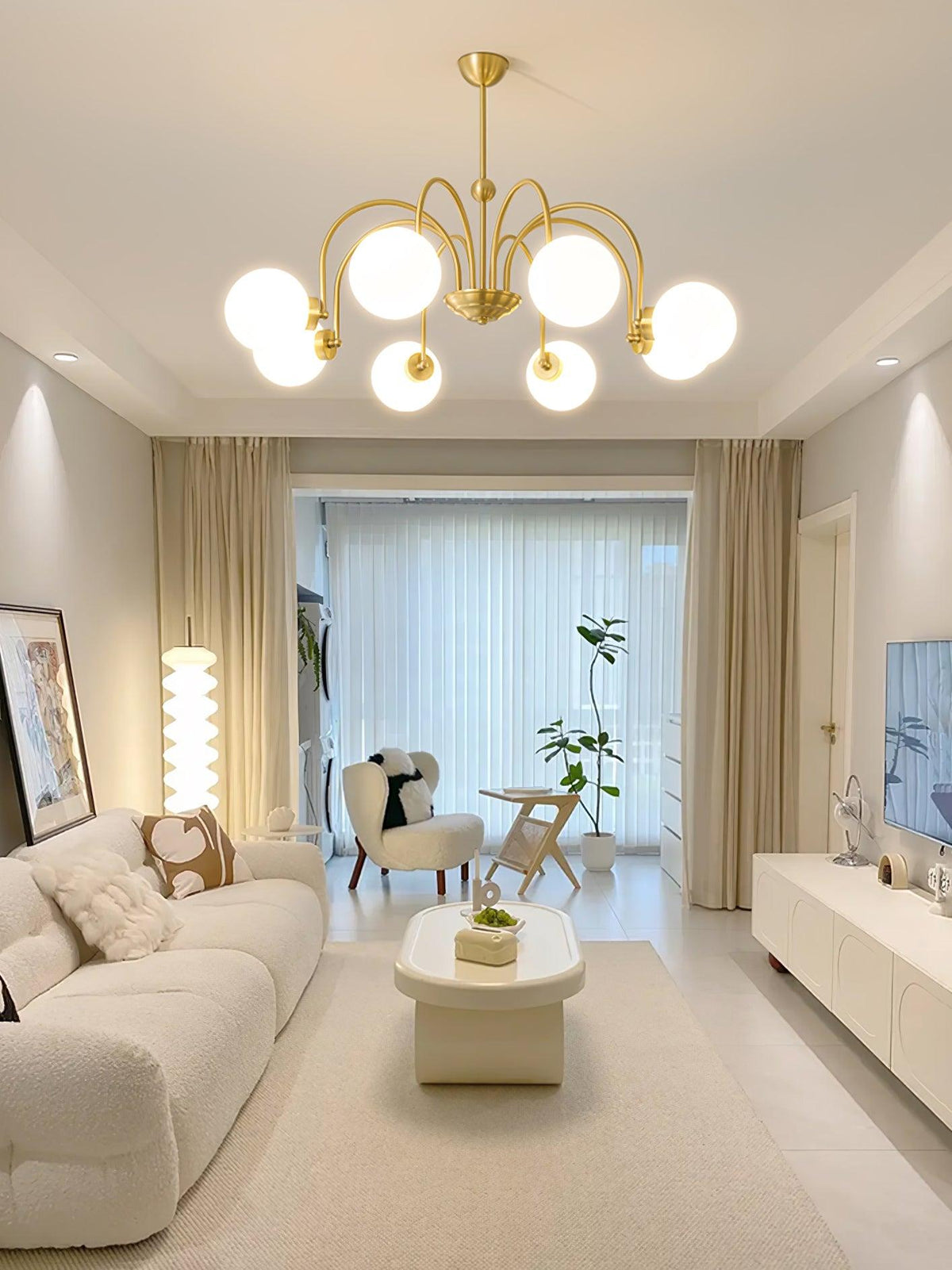 Lioruaine Luxe Glass Chandelier