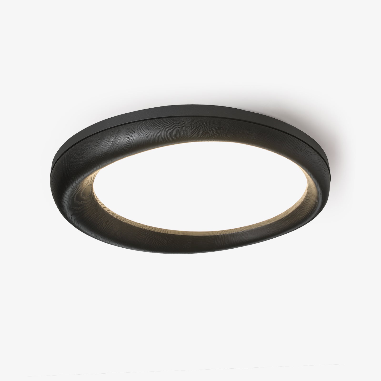 Eurtheara Organic Wood Glass Ceiling Light