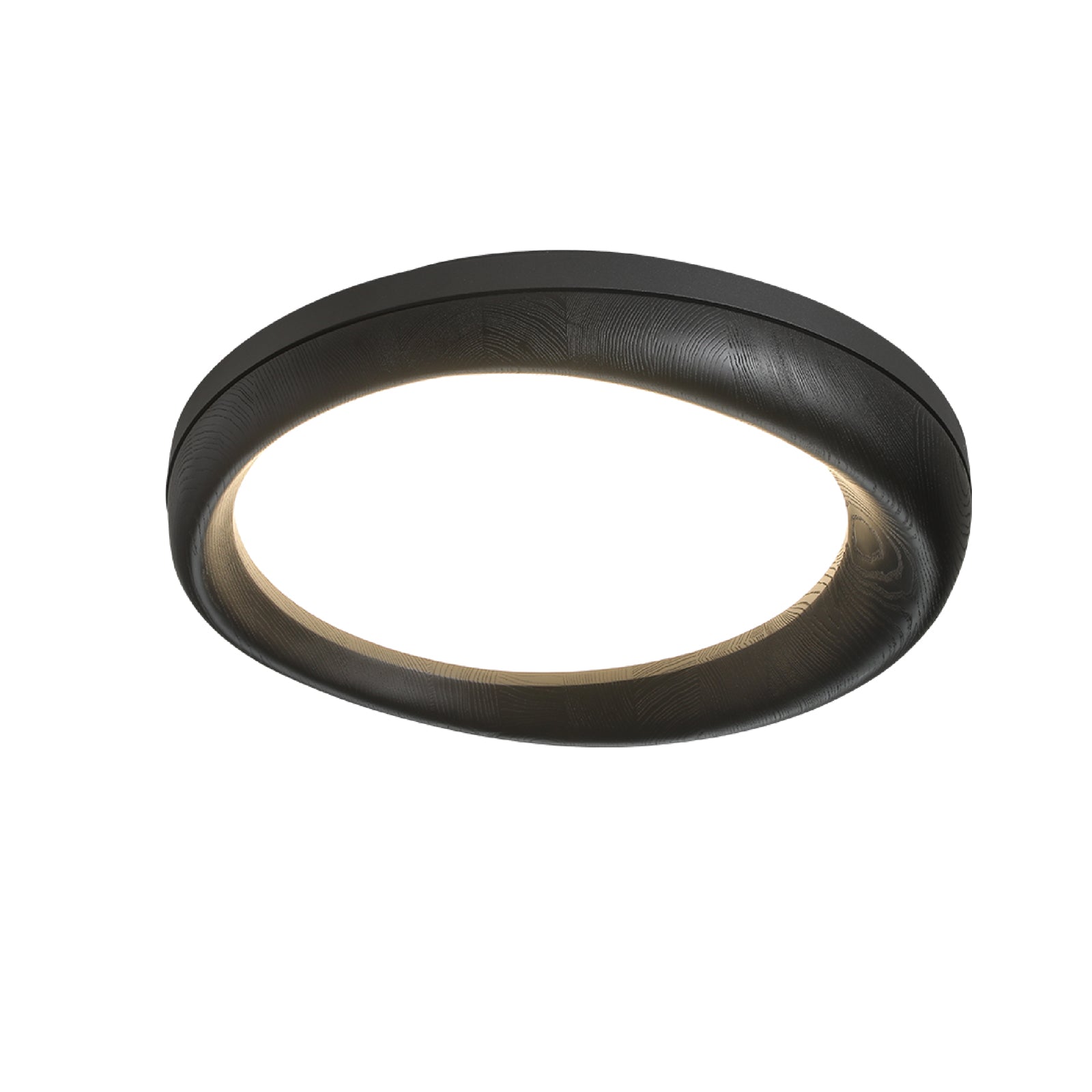 Eurtheara Organic Wood Glass Ceiling Light
