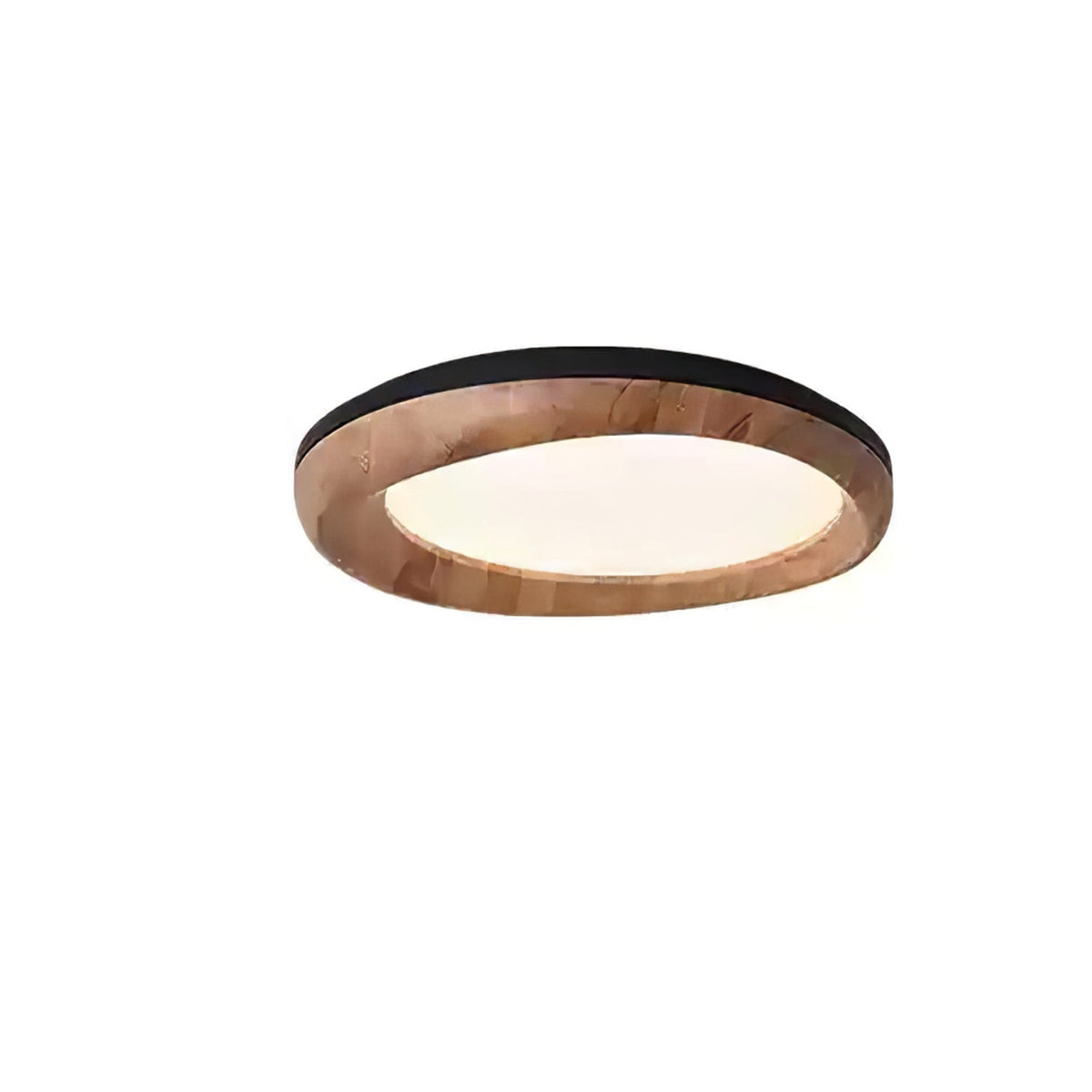 Eurtheara Organic Wood Glass Ceiling Light