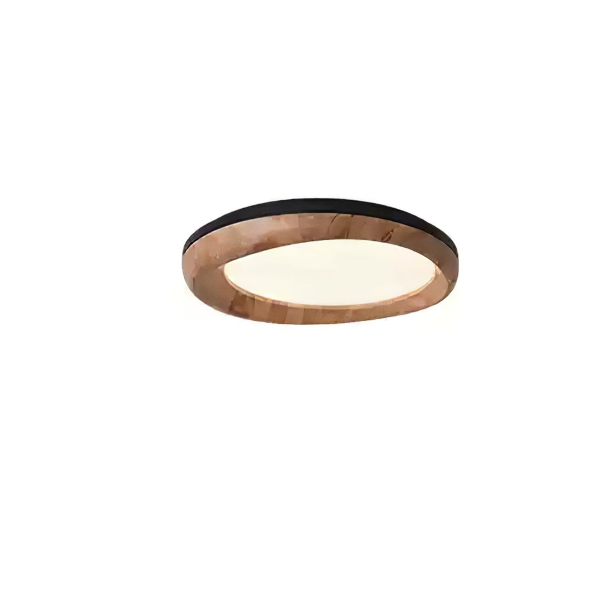 Eurtheara Organic Wood Glass Ceiling Light