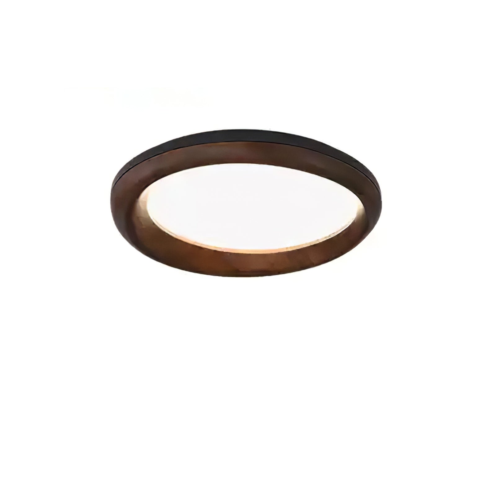Eurtheara Organic Wood Glass Ceiling Light