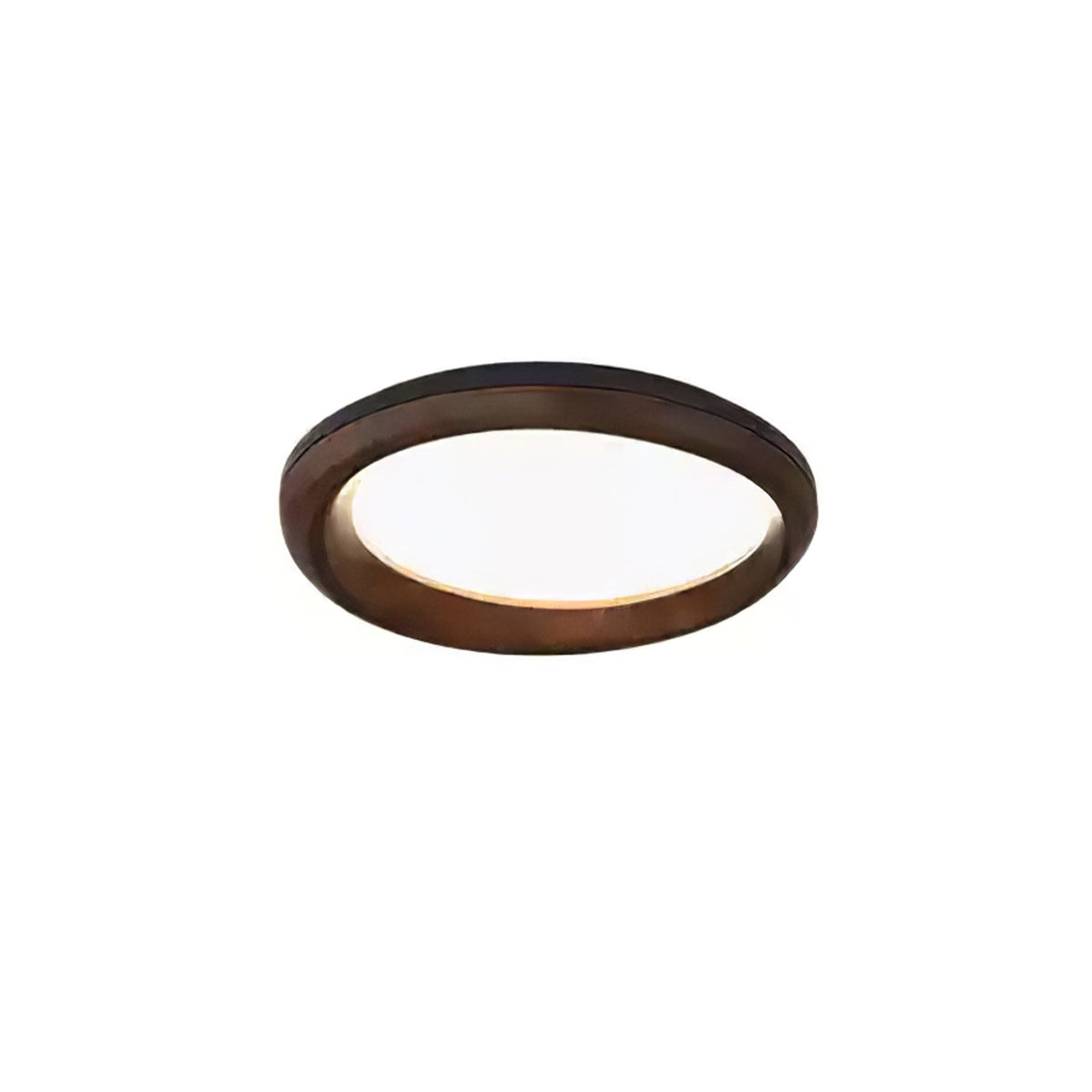 Eurtheara Organic Wood Glass Ceiling Light
