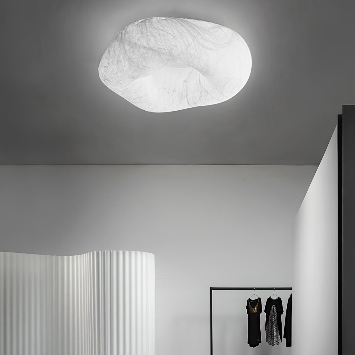 Calerelle Ceiling Lamp Cloud Shape Silk Elegant