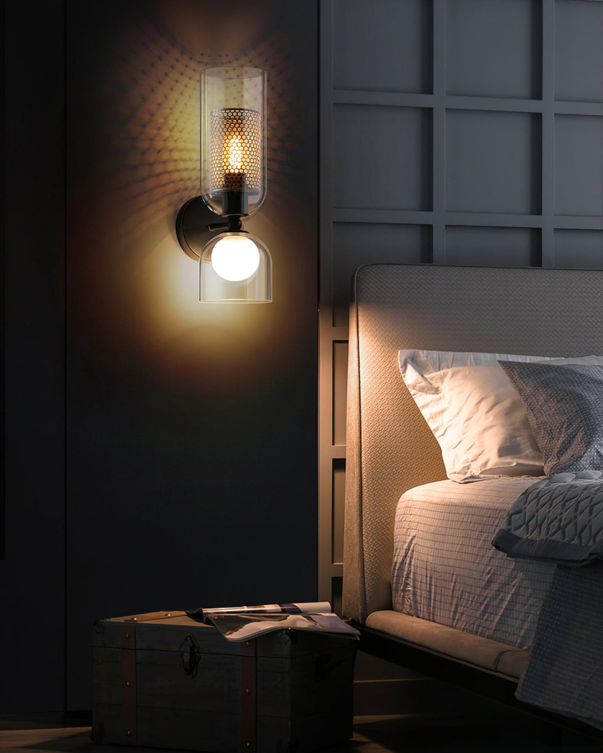 Alvynan Premium Nordic Art Glass Wall Lamp