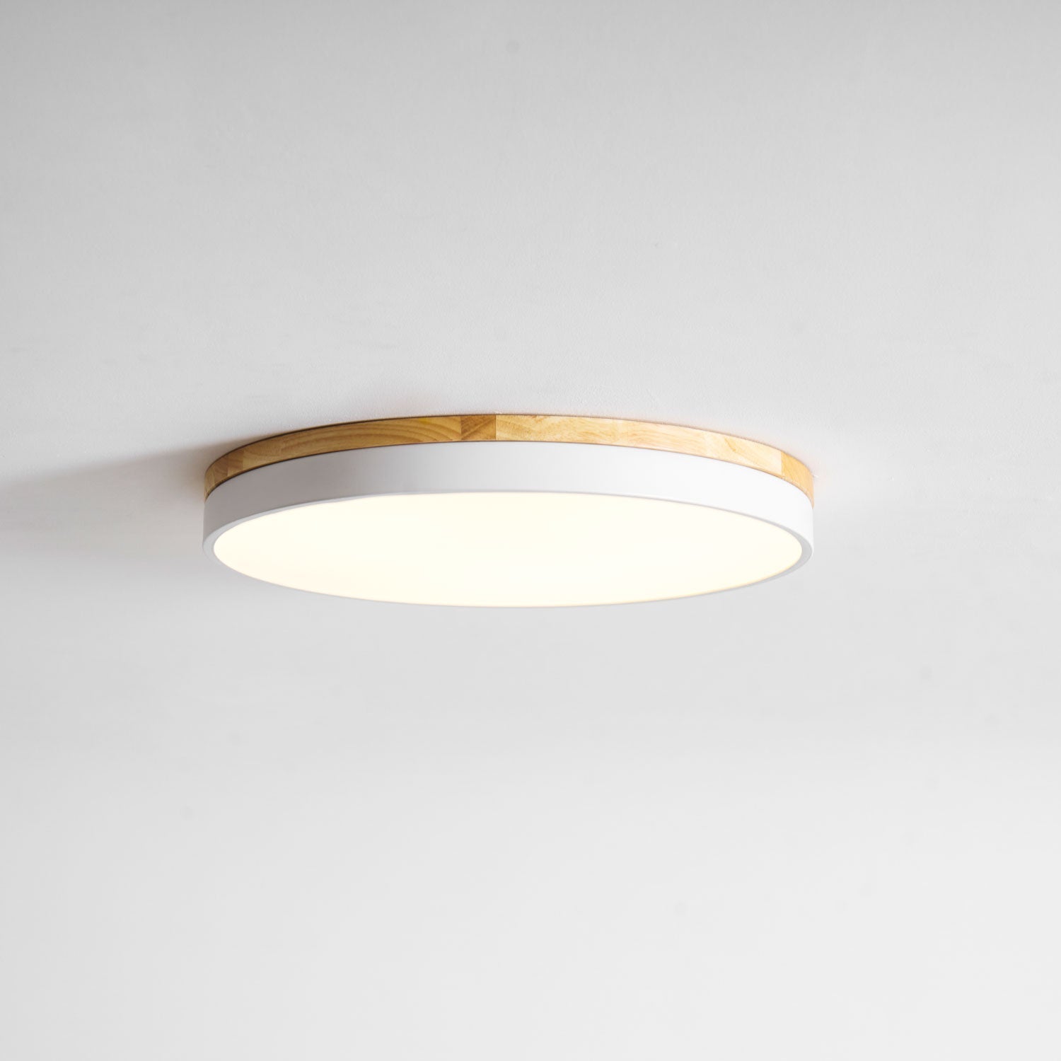 Clairshire Circular Wood Flush Mount Ceiling Light