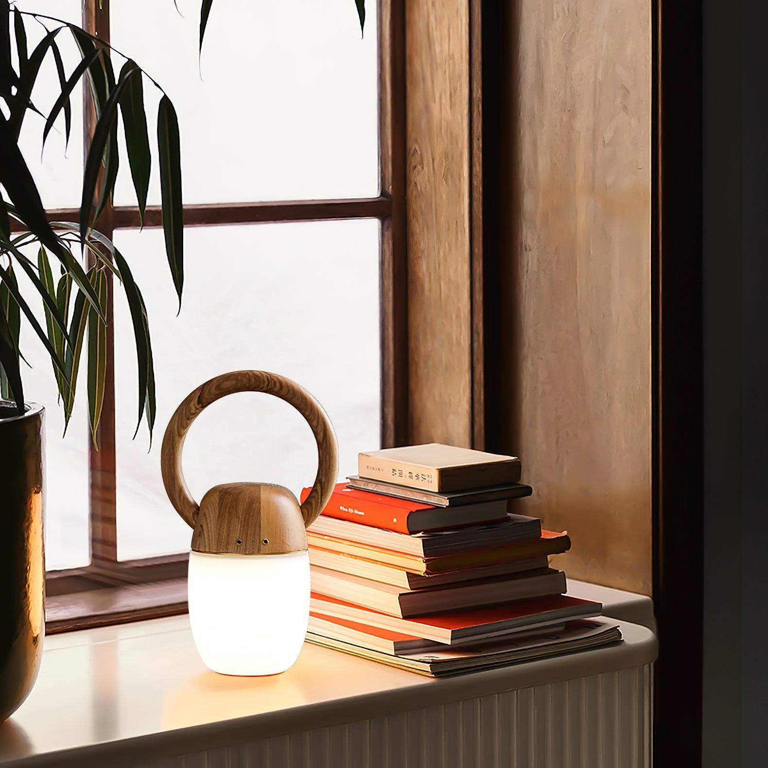 Sylelina Minimalist Wood Table Lamp