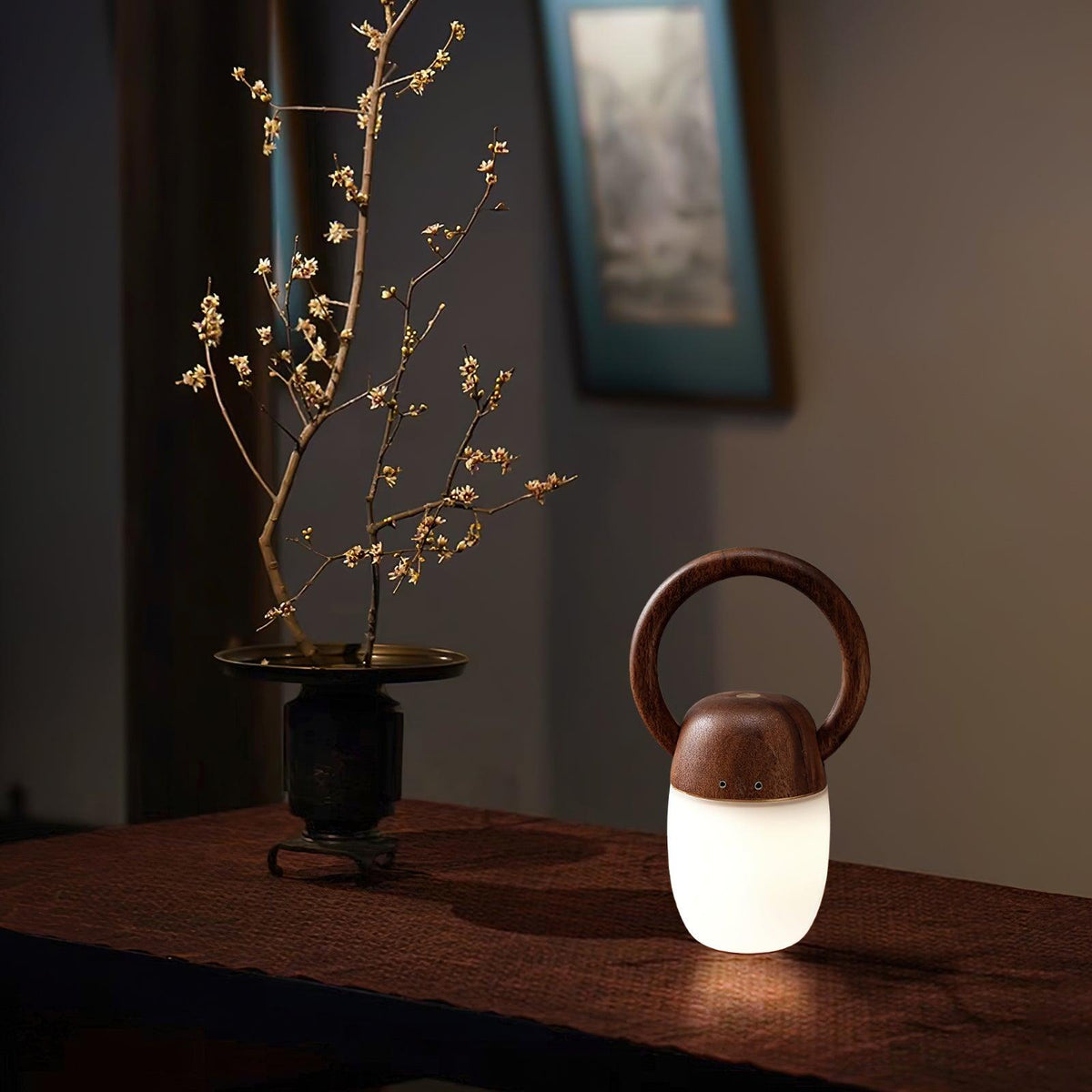 Sylelina Minimalist Wood Table Lamp