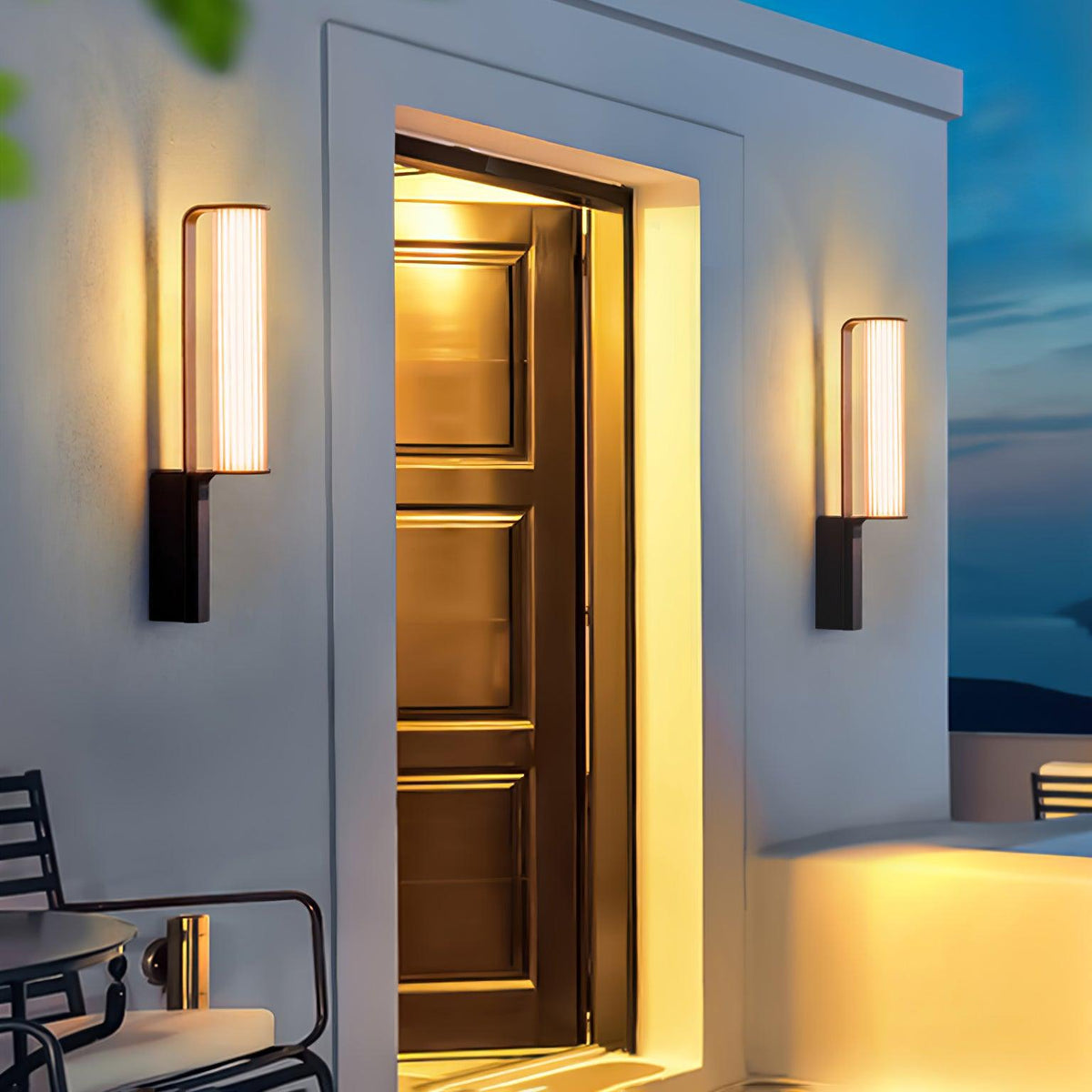 Utalionis Unique Arc LED Sconce Outdoor Lighting