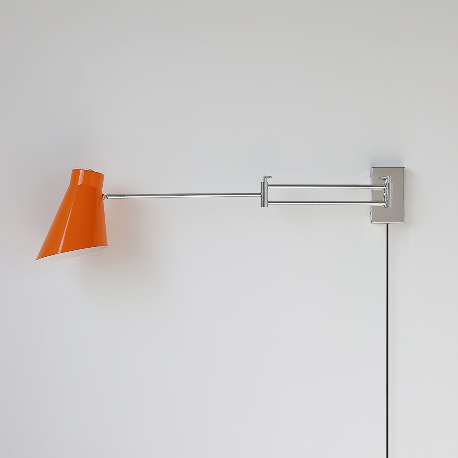 Wall Lamp Body and Shade Adjustable Arm Minimalist Modern - Neutral Decor