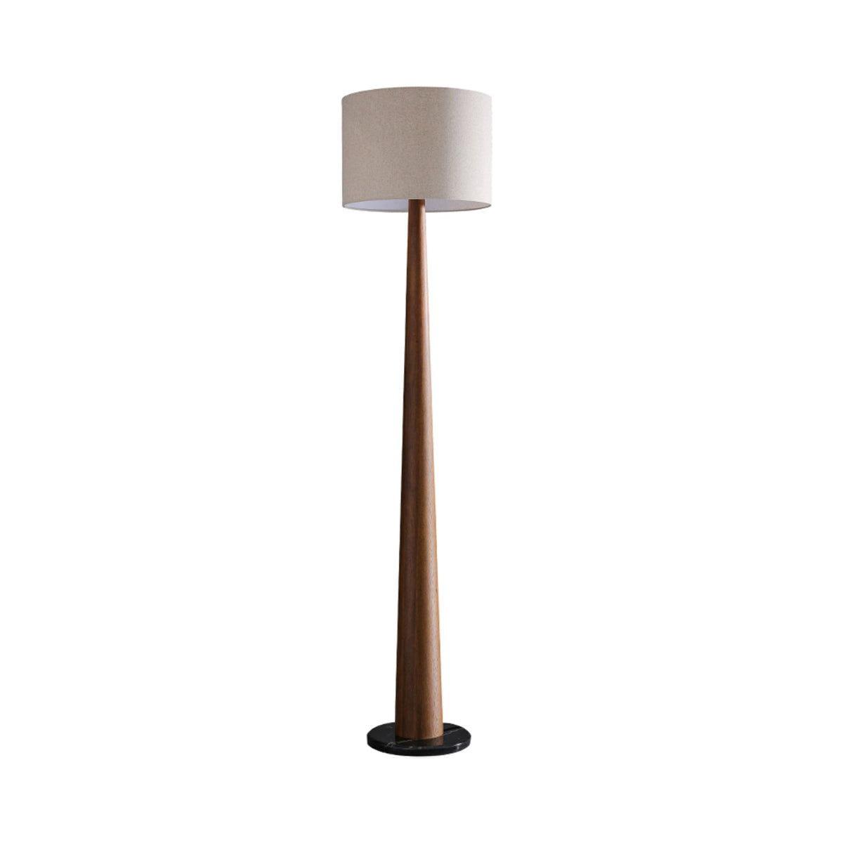 Ersilir Cylindrical Wood Floor Lamp