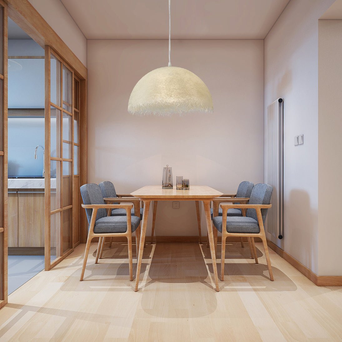 Celoette Modern Epoxy Resin Pendant Light